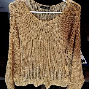 Black Tape chain link style sweater.